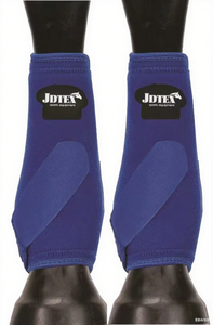 Protège-tendons en néoprène confortable et respirant pour chevaux – Équipement de protection pour les jambes et les tendons <span class=keywords><strong>du</strong></span> cheval – Style sport médiéval - Product Image 4
