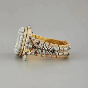 นาฬิกาจักรกลสแตนเลสสตีลฝังเพชร VVS คุณภาพสูง สำหรับนักสะสม ราคาสุดคุ้ม - Product Image 6