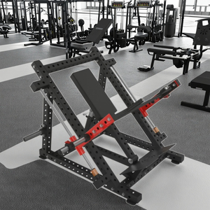 Piastra doppia rotaia caricata macchina per il Fitness tirando indietro l'esercizio di canottaggio per la forza della gamba della spalla toracica in metallo panca cremagliera - Product Image 5