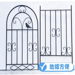 Panneau de treillis de jardin en fer pour plantes grimpantes, support pour roses et clématites, clôture extérieure décorative, grande taille - Product Image 5