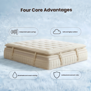 Luxury Handmade Premium <b>Memory</b> <b>Foam</b> <b>Mattress</b> Twin Full Queen King Size Medium Firm Ergonomic Knitted Cover Hotel Home Use - Product Image 5