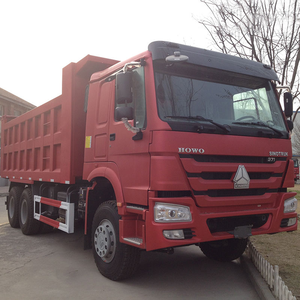 Camion benne Howo d'occasion 375 CV en acier haute résistance antirouille pour la construction routière et le transport en carrière en Afrique - Product Image 3