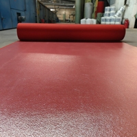 Günstiger Weißer & Roter Hochzeitsteppich 100% Polyester Einweg-Ausstellungsteppich Wand-zu-Wand Eventteppich Aus Chinesischer Fabrik