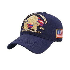 Gorra de Béisbol de Poliéster y Algodón Bordada para el 250 Aniversario del Águila Americana - Product Image 5
