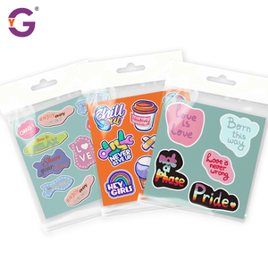 Adesivi personalizzati in vinile a basso MOQ, stampa logo, PVC, simpatici adesivi fustellati per decorazione, fogli di etichette adesive impermeabili per bambini - Product Image 3
