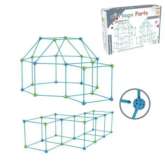 Stem educativo para niños, 120 piezas, juguetes de construcción, Ultimate Forts, Kit de construcción, juguetes de regalo