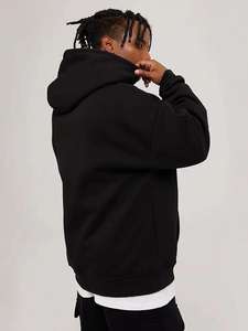 H5374 Sudaderas con capucha Fabricante Personalizado Alto Peso 520 Gramos Sudaderas con capucha de gran tamaño Sudaderas con capucha de peso pesado - Product Image 3