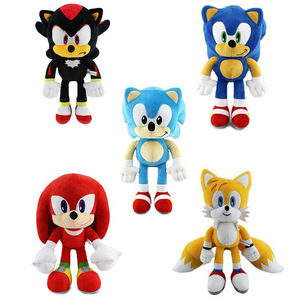 Peluche personnalisée <span class=keywords><strong>Sonic</strong></span>, Super <span class=keywords><strong>Shadow</strong></span>, Shatter, Tarsnak, figurine de dessin animé, jouet en peluche hérisson - Product Image 1