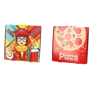 Atacado 6 7 8 9 10 12 polegadas tomada, caixa de papel de enrolamento caixa de fábrica de pizza, logotipo personalizado, impressão de pizza - Product Image 3
