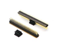 YZTECH 1101-008SMT DIN Conector Macho de Paso de 0.8mm con Carcasa de Nylon para PCB H1.38 Doble Fila 2*1P-2*50P