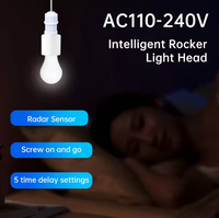 Interrupteur intelligent multi-lumières pour maison E27 110V 220V, interrupteur minuterie, support de lampe 60W, télécommande sans fil, minuterie pour chambre de bébé, chambre à coucher