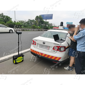 Kamera pendeteksi kecepatan kendaraan ALPR tanda tangan Off-site pemeriksaan keamanan Checkpoint kamera Radar kecepatan CMOS - Product Image 4