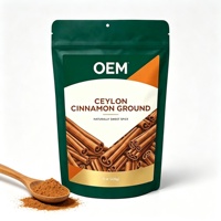 Cannelle de Ceylan en poudre OEM 8oz 226g, épice naturellement sucrée, qualité alimentaire