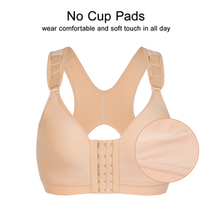<span class=keywords><strong>Sujetador</strong></span> moldeador para mujer, tirantes de hombro ajustables suaves, <span class=keywords><strong>cierre</strong></span> frontal, soporte para Post-cirugía de pecho, <span class=keywords><strong>deportivo</strong></span>, postquirúrgico - Product Image 4