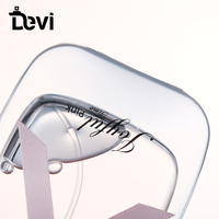 Ligne de production complète Devi, flacons de parfum en verre de 30 ml, estampage à chaud, vaporisateur à pompe, personnalisable, nœud rose, style luxueux, boîte en carton