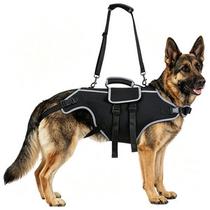 Arnés de elevación reflectante para perros con asa, para perros mayores con lesiones articulares y artritis, ayuda para caminar, soporte para mascotas, arnés de elevación tipo bandolera - Product Image 1