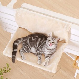 Strong Hanging <strong>Cat</strong> Hammock Window Folding <strong>Cat</strong> Bed Cage Bed With Metal Plush <strong>Sofa</strong> - Product Image 6