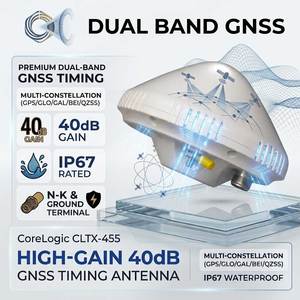 Antena GNSS de Doble Frecuencia GPS L1 L5 BeiDou <span class=keywords><strong>B1</strong></span> B2a Galileo E1 E5a IP67, Antena Receptora de Señal de Sincronización para Exteriores - Product Image 1