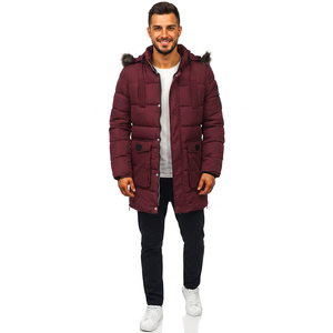 Vestes d'hiver à capuche en duvet de canard pour hommes, chaudes, épaisses, de haute qualité, manteaux en duvet pour hommes, pardessus d'hiver, parkas en duvet, vestes pour hommes - Product Image 1