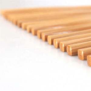 24Cm Eco-Friendly Reusable Gift Custom Logo Print <b>Twist</b> Shape Bamboo Chopsticks for Cooking and Eating - Product Image 2