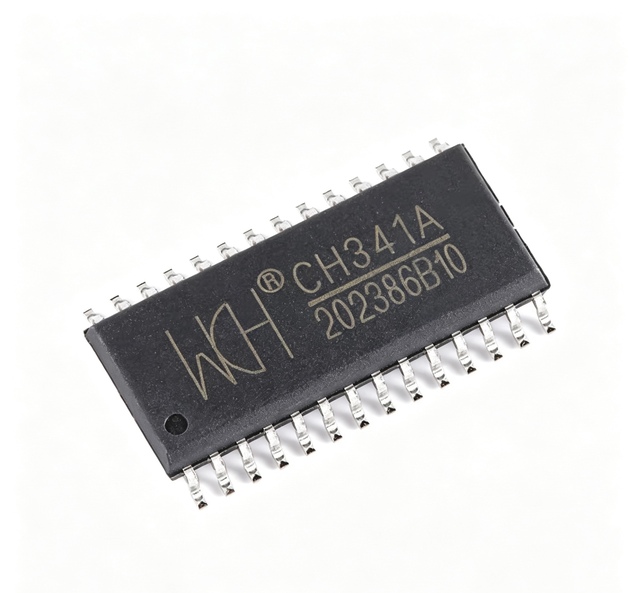 CH341A-SOP28 WCH USB to UART/I2C/SPI Converter IC for Embedded Systems