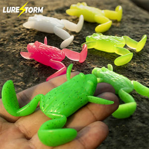 Esca da Pesca LureStorm in Plastica Morbida TPE, 3.7cm/5g 4.7cm/10g, Esca Artificiale a Forma di Rana Galleggiante per Pesca in Acqua Dolce, Fiumi e Laghi - Product Image 1