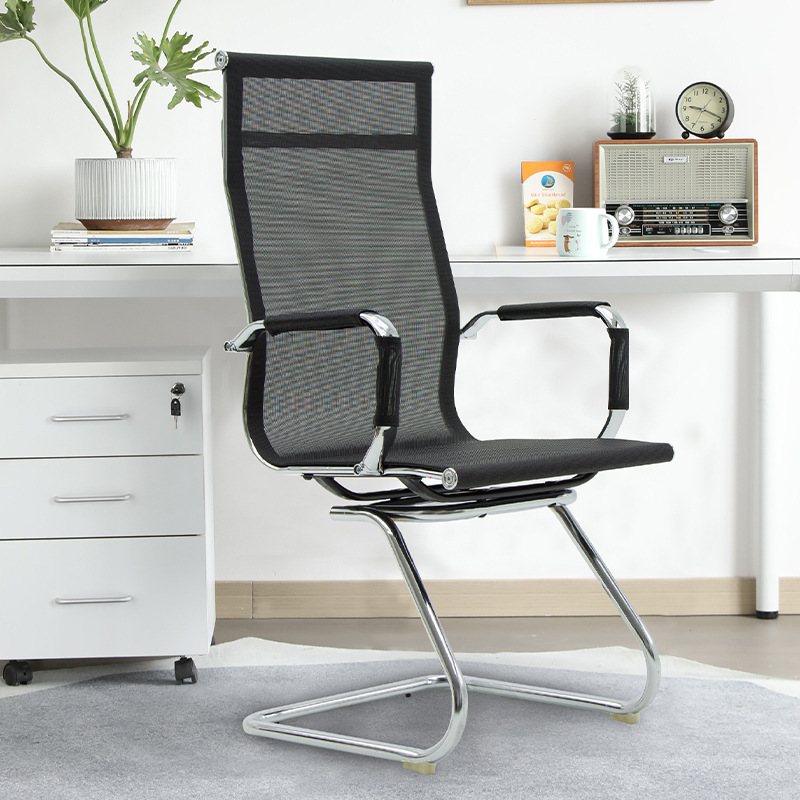 Meeting Chair Bow Comfortable Sedentary Office Worker Home Back Computer Chair Simple Ergonomic Net Chair
