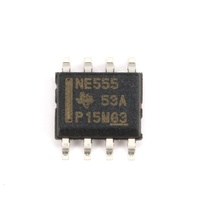 Circuito Integrado Temporizador NE555DR, Oscilador y Generador de Pulsos, Encapsulado SOIC-8, 4.5V-16V, -40C a 85C, Componente Electrónico de Montaje Superficial