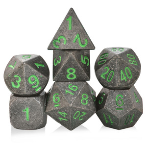 מותאם אישית בתפזורת קוביות סט Polyhedral אבץ סגסוגת קזינו צעצוע מתכת Dnd קוביות תפקיד משחק קוביות עבור מבוכים ודרקונים rpg משחקים