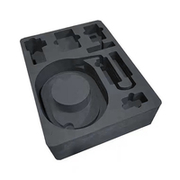 Insert en mousse EVA de protection personnalisé haute densité pour emballage d'usine, conception de boîte en mousse, insert en mousse noire