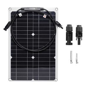 แผงโซลาร์เซลล์แบบยืดหยุ่นได้ 24V 20W ชนิดโมโนคริสตัลไลน์ ประสิทธิภาพ 21.5% สำหรับแบตเตอรี่ 12V ใช้กับเรือ รถยนต์ และงานทางทะเล - Product Image 3
