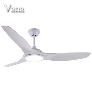 Toda la casa los Fans de temperatura controlada luz LED ventilador de techo con LED Kit de luz y 110v controlador de Motor BLDC 240V Saa