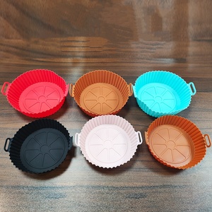Venta al por mayor de freidora de aire de silicona sin BPA reutilizable anticalor y revestimientos duraderos para hornear platos y sartenes - Product Image 3