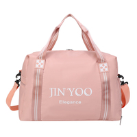 Luxe grand week-end sac polochon pour voyage sport salle de sport Logo personnalisé Polyester fermeture à glissière lettre motif mode féminine