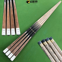 Queue de billard en bois de frêne faite à la main avec logo personnalisé, pointe de 8,5 mm, 3/4, vente directe d'usine, personnalisation possible