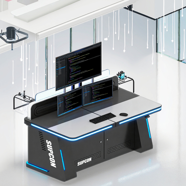 Adjustable Industrial Modular Automation Control Operation Console Protection Workstation Steel Aluminum Construction IP20