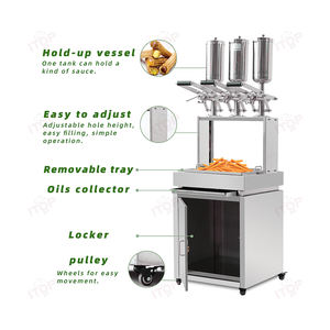 Gran oferta, máquina de llenado de <span class=keywords><strong>churros</strong></span>, relleno de mermelada de Chocolate, máquina de relleno de crema de hojaldre, dispensador de relleno comercial para <span class=keywords><strong>desayuno</strong></span> - Product Image 5