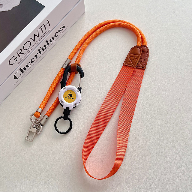 Adjustable Nylon Camera Crossbody Lanyard with Retractable Reel Quick Release Buckle Sling Strap for Pocket3 Custom Logo
