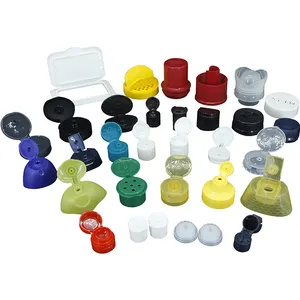 नि: शुल्क नमूने 24/410 प्लास्टिक फ्लिप ढक्कन 20mm 24mm 28mm 38mm प्लास्टिक की बोतल पेंच टोपी lids फ्लिप शीर्ष टोपी के लिए कॉस्मेटिक पैकेजिंग