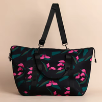 Outdoor Premium wasserdichte Carry all Reisetasche Custom Jasmine Neopren Gym Weekender Einkaufstasche für Frauen