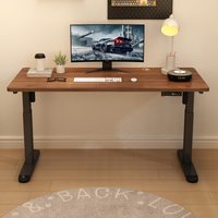 Escritorio Eléctrico en Forma de L con Altura Ajustable, Kit de Marco con Motor Dual, Mesa de Juego Multifuncional Inteligente para Dormitorio