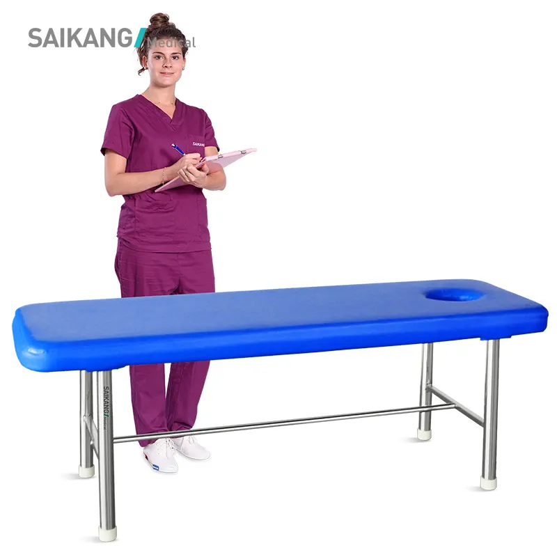 Aço Inoxidável Econômica X08-1 Médica Sofá Cama Paciente Hospital Massagem Fabricantes de Mesa de Exame