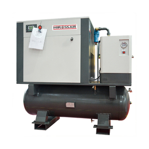 Máy nén khí trục vít 4 trong 1 với bộ lọc máy sấy không khí và bể chứa kết hợp máy nén khí công nghiệp cho hệ thống khí nén - Product Image 1