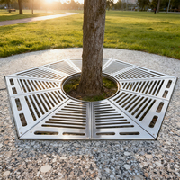 Sistema Modular de Rejillas de Acero Inoxidable y Hierro para Drenaje de Suelos en Parques Municipales, Fácil Instalación y Reemplazo
