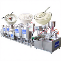 Mini ligne de production de yaourt, pasteurisateur de lait industriel à pasteurisation lente, machine à fabriquer le tofu et le fromage, pasteurisateur de lait UHT