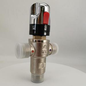 <span class=keywords><strong>2025</strong></span> <span class=keywords><strong>New</strong></span> 3 Way van Brass 3/4 "tĩnh nhiệt trộn van cho vòi hoa sen Ống lạnh và nóng Mixer tĩnh nhiệt van - Product Image 3