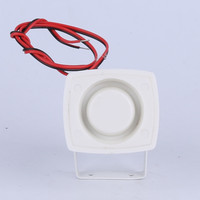 Super Siren PS-01 Custom Security System Piezo Alarm Siren HORN Single Tone/Six Tone ABS Material CE Certified Easy Installation