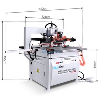 Machine à percer horizontale multi-trous à double rangée MZ73212 pour le travail du bois pour MDF