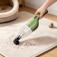 Aspirateur de voiture portable sans fil fourni par l'usine, recharge USB, aspiration 4000-4500Pa, construction en plastique, garantie 1 an