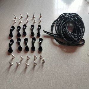 Stainless Steel Rope Hook Set With <b>Elastic</b> <b>Cord</b> For Kayak Accessory Lakes Rivers Recreation Durable - Product Image 4